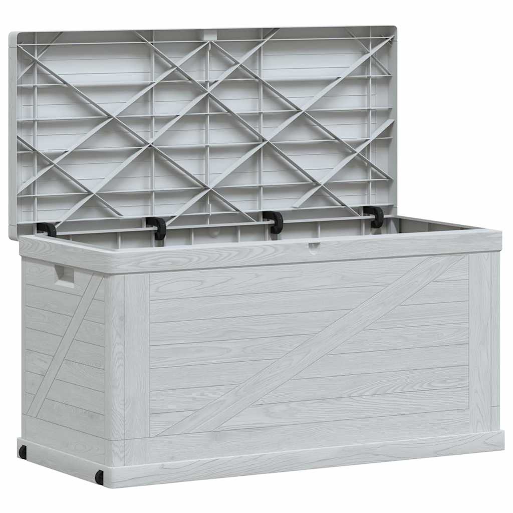 8719883554587_a_en_hd_1 vidaXL Garden Storage Box 420 L Light Grey - Image 2