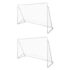 vidaXL Football Goal Nets Steel 2 pcs 240x90x150 cm