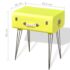 vidaXL Bedside Cabinets 2 pcs 49.5x36x60 cm Yellow - Image 8