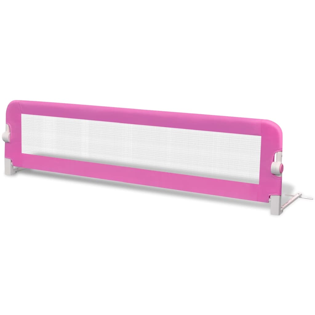 8719883555027_g_en_hd_1 vidaXL Toddler Safety Bed Rail 2 pcs Pink 150x42 cm - Image 3