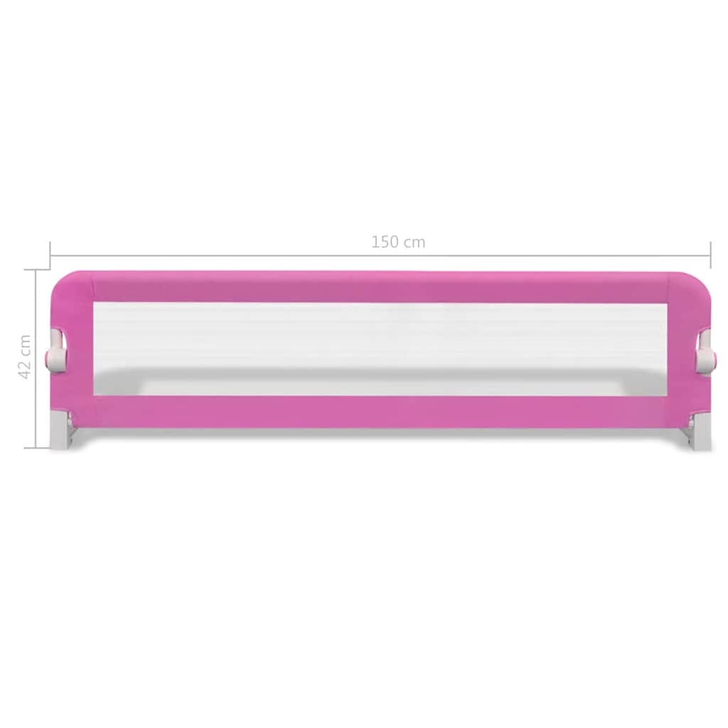 8719883555027_g_en_hd_5 vidaXL Toddler Safety Bed Rail 2 pcs Pink 150x42 cm - Image 7