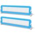 vidaXL Toddler Safety Bed Rail 2 pcs Blue 150x42 cm - Image 2