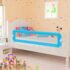 vidaXL Toddler Safety Bed Rail 2 pcs Blue 150x42 cm