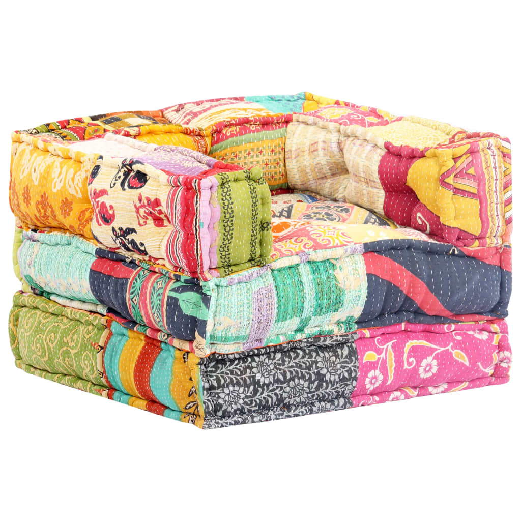 8719883555249_g_en_hd_10 vidaXL Modular Pouffe Patchwork Fabric - Image 11