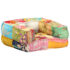 vidaXL Modular Pouffe Patchwork Fabric - Image 3
