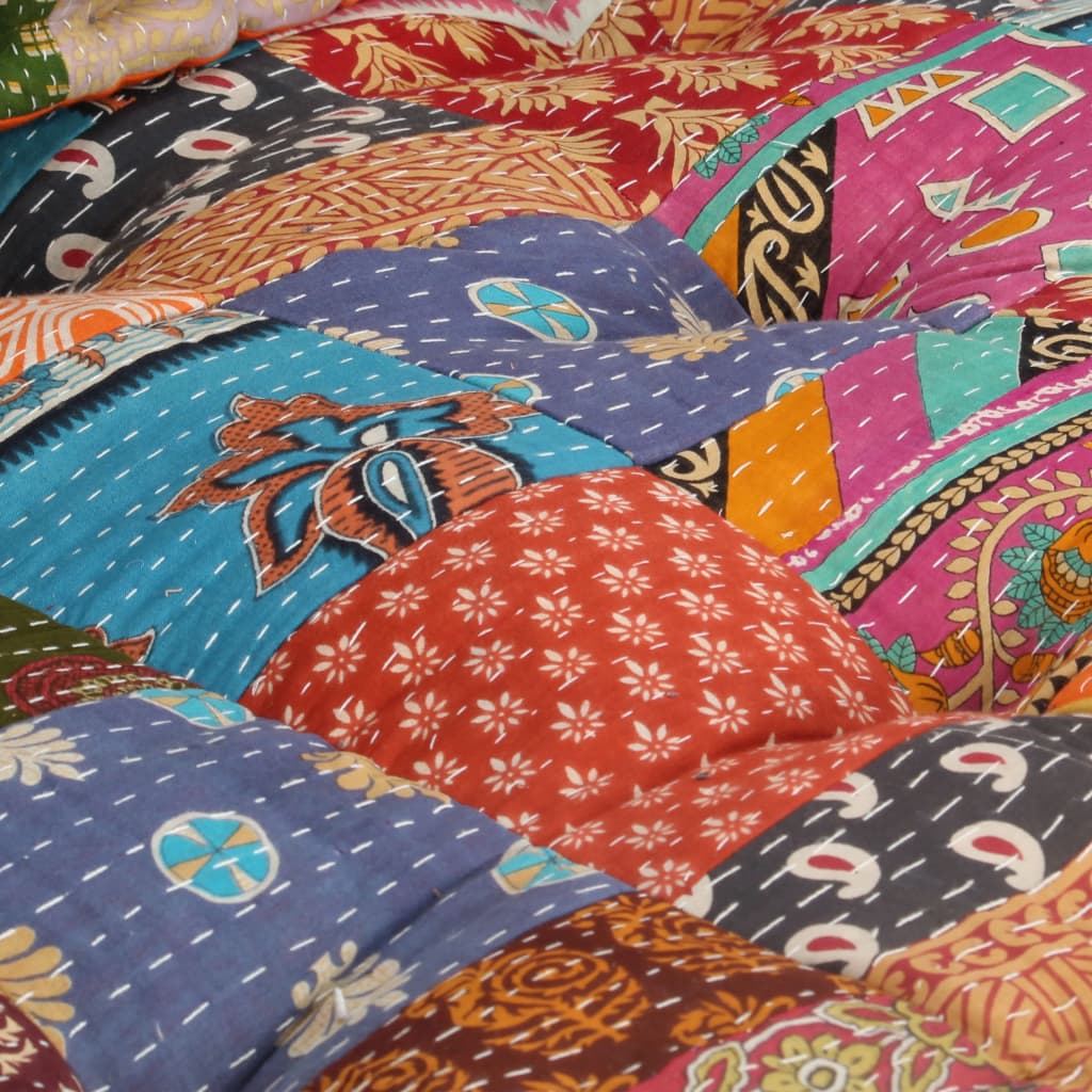 8719883555294_g_en_hd_3 vidaXL Pouffe Patchwork Fabric - Image 4