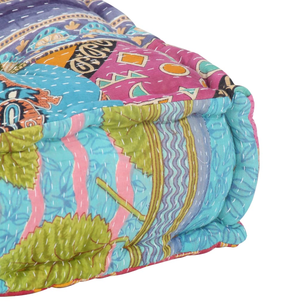 8719883555294_g_en_hd_4 vidaXL Pouffe Patchwork Fabric - Image 5
