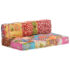vidaXL Pouffe Patchwork Fabric - Image 8