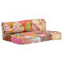 vidaXL Pouffe Patchwork Fabric - Image 10
