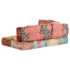 vidaXL Pouffe Patchwork Fabric - Image 3