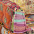 vidaXL Pouffe Patchwork Fabric - Image 4