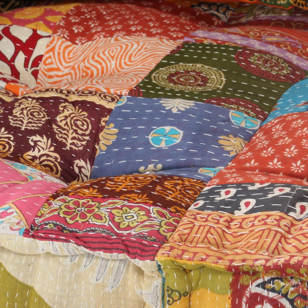 8719883555348_g_en_hd_5 vidaXL Pouffe Patchwork Fabric - Image 6