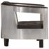 vidaXL Aviator Armchair Black Real Leather - Image 3