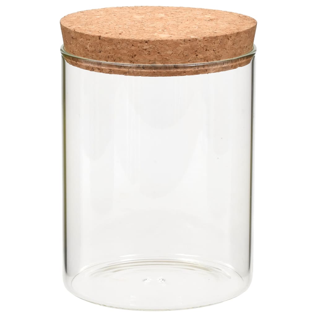 8719883557762_g_en_hd_1 vidaXL Storage Glass Jars with Cork Lid 6 pcs 650 ml - Image 3