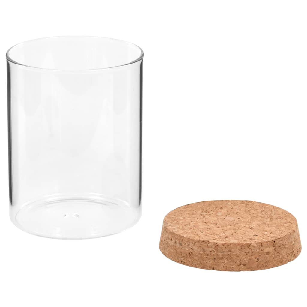 8719883557762_g_en_hd_2 vidaXL Storage Glass Jars with Cork Lid 6 pcs 650 ml - Image 4