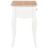 vidaXL Nightstand White and Brown 40x30x50 cm Solid Pine Wood - Image 4