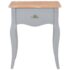vidaXL Nightstand Grey and Brown 40x30x50 cm Solid Pine Wood - Image 2