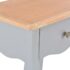 vidaXL Nightstand Grey and Brown 40x30x50 cm Solid Pine Wood - Image 7