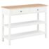 vidaXL Sideboard White 110x35x80 cm MDF
