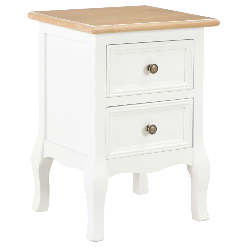 8719883558851_g_en_hd_1 vidaXL Bedside Cabinet 2 pcs White 35x30x49 cm MDF - Image 2