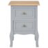 vidaXL Bedside Cabinets 2 pcs Grey 35x30x49 cm MDF - Image 4