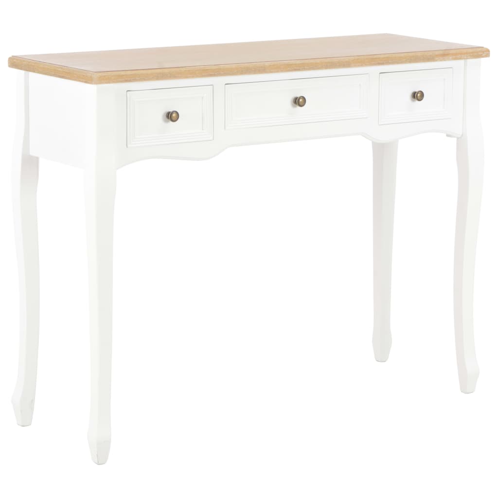 8719883558929_a_en_hd_1 vidaXL Dressing Console Table with 3 Drawers White - Image 1