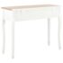 vidaXL Dressing Console Table with 3 Drawers White - Image 6