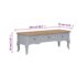vidaXL TV Cabinet Grey 100x35x35 cm Wood - Image 9