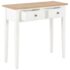 vidaXL Dressing Console Table White 79x30x74 cm Wood - Image 2