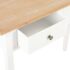 vidaXL Dressing Console Table White 79x30x74 cm Wood - Image 8