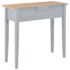vidaXL Dressing Console Table Grey 79x30x74 cm Wood - Image 5