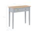 vidaXL Dressing Console Table Grey 79x30x74 cm Wood - Image 9