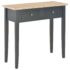 vidaXL Dressing Console Table Black 79x30x74 cm Wood