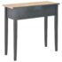 vidaXL Dressing Console Table Black 79x30x74 cm Wood - Image 5
