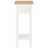 vidaXL Side Table White 27x27x65.5 cm Wood - Image 4