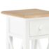 vidaXL Side Table White 27x27x65.5 cm Wood - Image 7