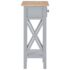 vidaXL Side Table Grey 27x27x65.5 cm Wood - Image 5
