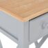 vidaXL Side Table Grey 27x27x65.5 cm Wood - Image 7