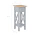vidaXL Side Table Grey 27x27x65.5 cm Wood - Image 9