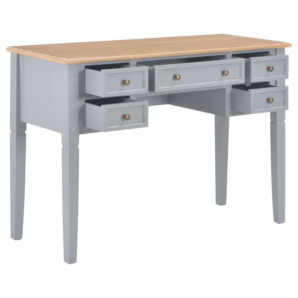 8719883559186_g_en_hd_1 vidaXL Writing Desk Grey 109.5x45x77.5 cm Wood - Image 2
