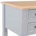 vidaXL Writing Desk Grey 109.5x45x77.5 cm Wood - Image 7
