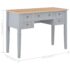 vidaXL Writing Desk Grey 109.5x45x77.5 cm Wood - Image 9