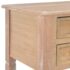 vidaXL Writing Desk Brown 109.5x45x77.5 cm Wood - Image 7