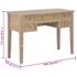 vidaXL Writing Desk Brown 109.5x45x77.5 cm Wood - Image 9