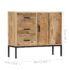 vidaXL Sideboard 88x30x71 cm Solid Mango Wood - Image 12
