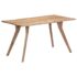 vidaXL Dining Table 140x80x76 cm Solid Acacia Wood - Image 11