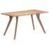 vidaXL Dining Table 140x80x76 cm Solid Acacia Wood - Image 12