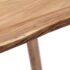 vidaXL Dining Table 140x80x76 cm Solid Acacia Wood - Image 5