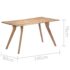 vidaXL Dining Table 140x80x76 cm Solid Acacia Wood - Image 7