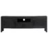 vidaXL TV Cabinet Black 118x30x40 cm Solid Mango Wood - Image 2